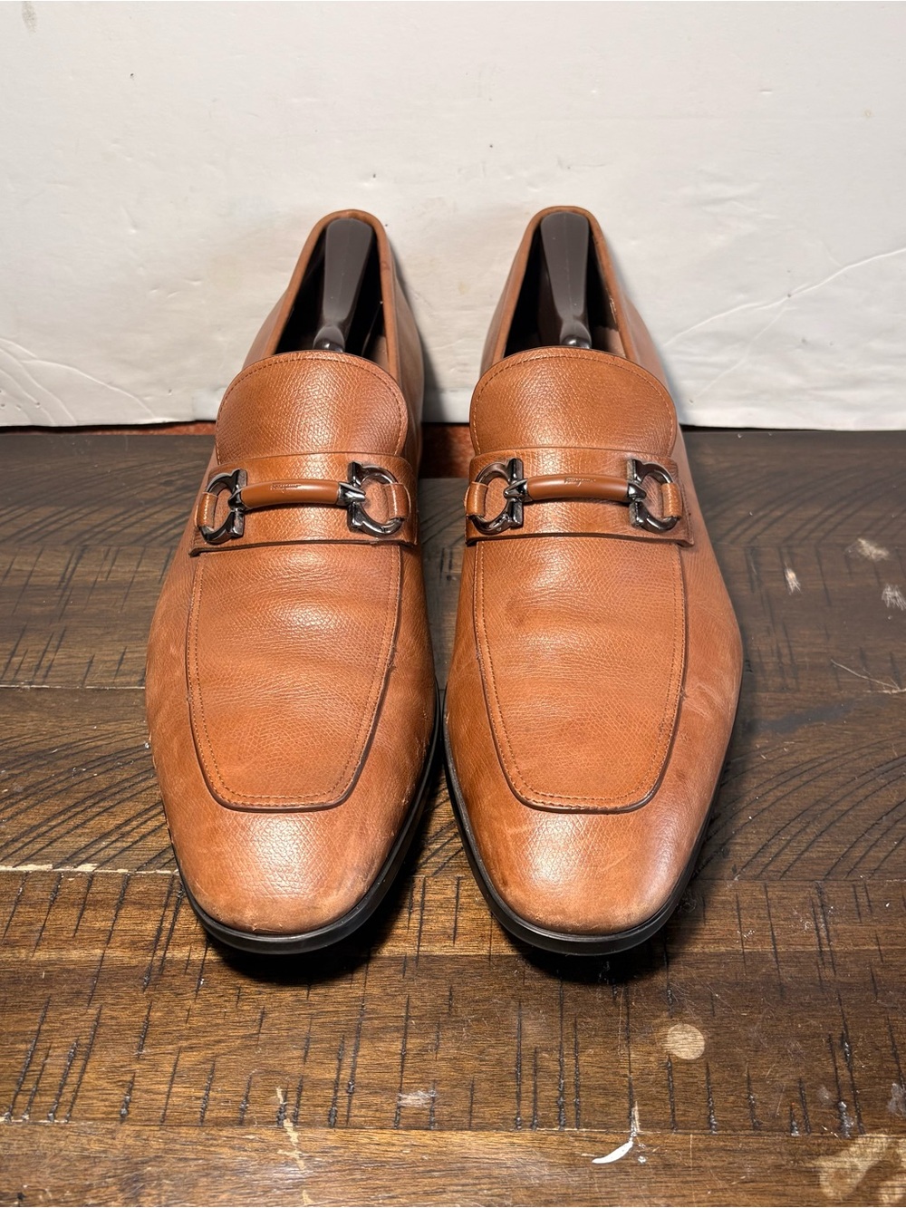 Salvatore Ferragamo Brown Leather Bit Loafers - Picture 6 of 8